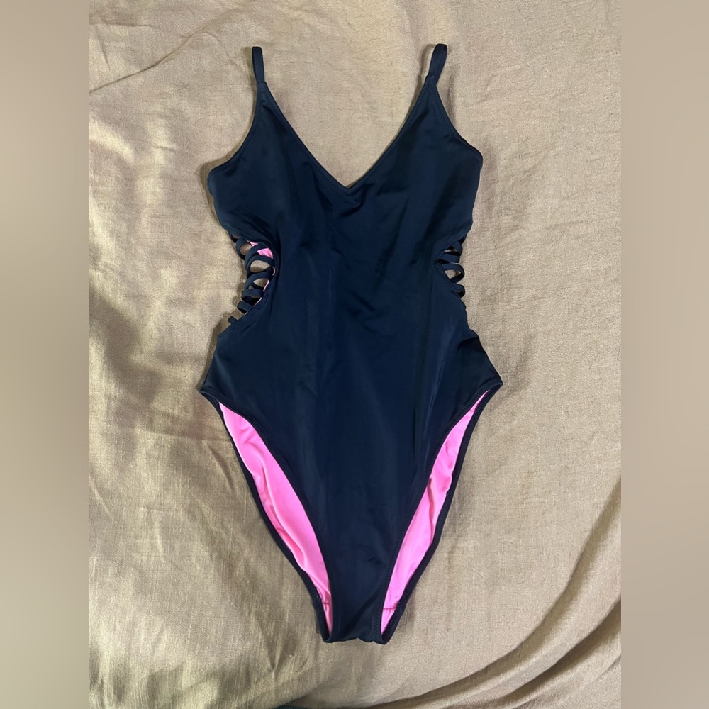 PINK One Piece Swim Suit!